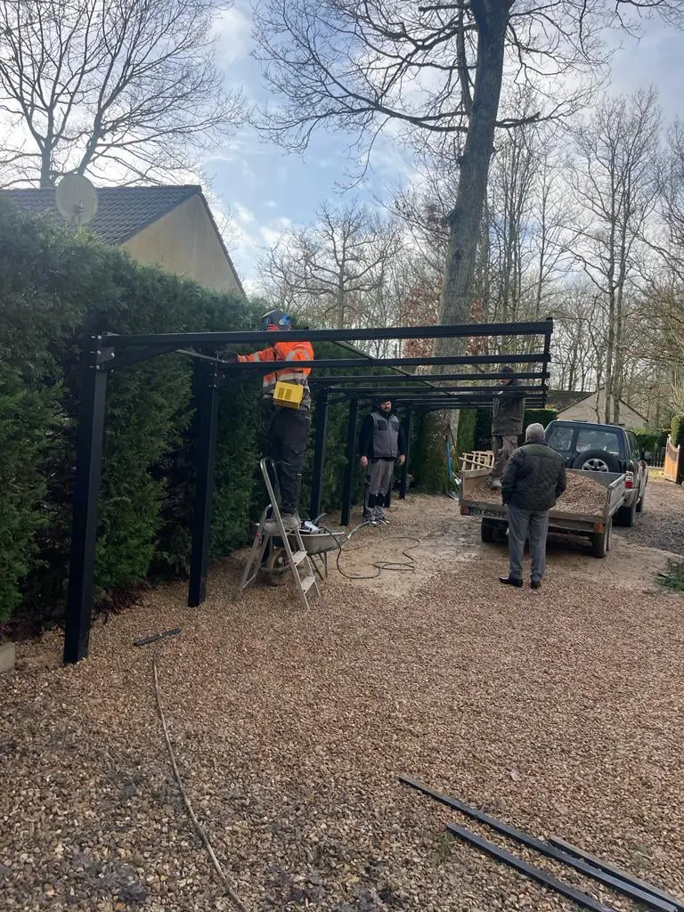 Création d’un nouveau carport