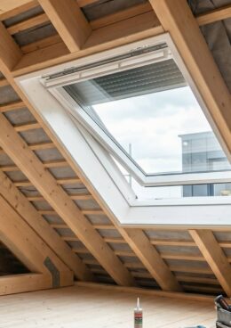 Velux de toit, rideau occultant