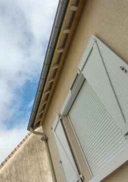 Habillage gouttière zinc