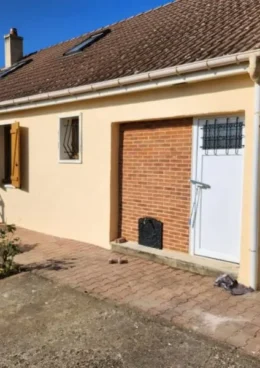 Application peinture façade après