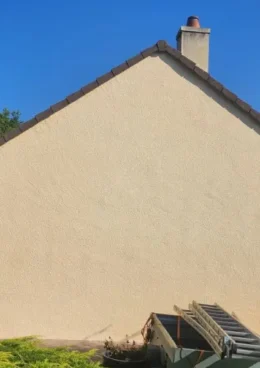 Mise en peinture façade Fa renov Habitat