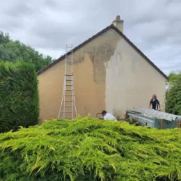 Nettoyage de mur extérieur