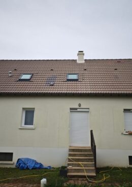 Toiture traitée hydrofuge