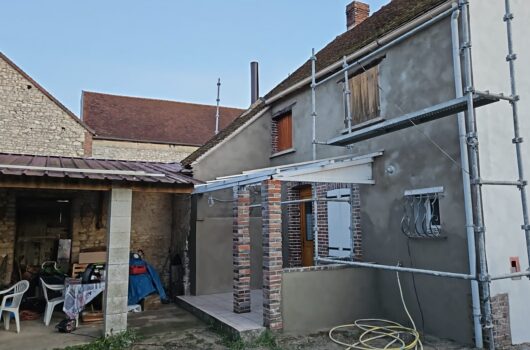 Rénovation arrière cours de maison FA Renov Habitat