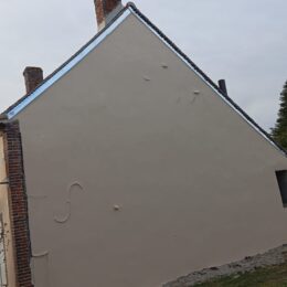 Mur extérieur après la rénovation