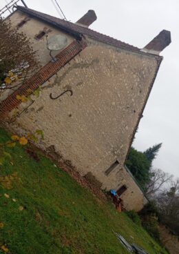 Mur extérieur avant la rénovation
